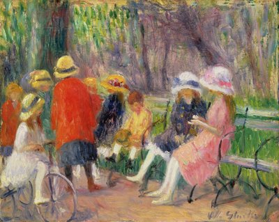 Children in the Park by William James Glackens